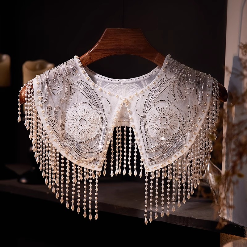 Vintage Fashion In Chinese - Women's Luxury Vintage Embroidery Beaded Pearl