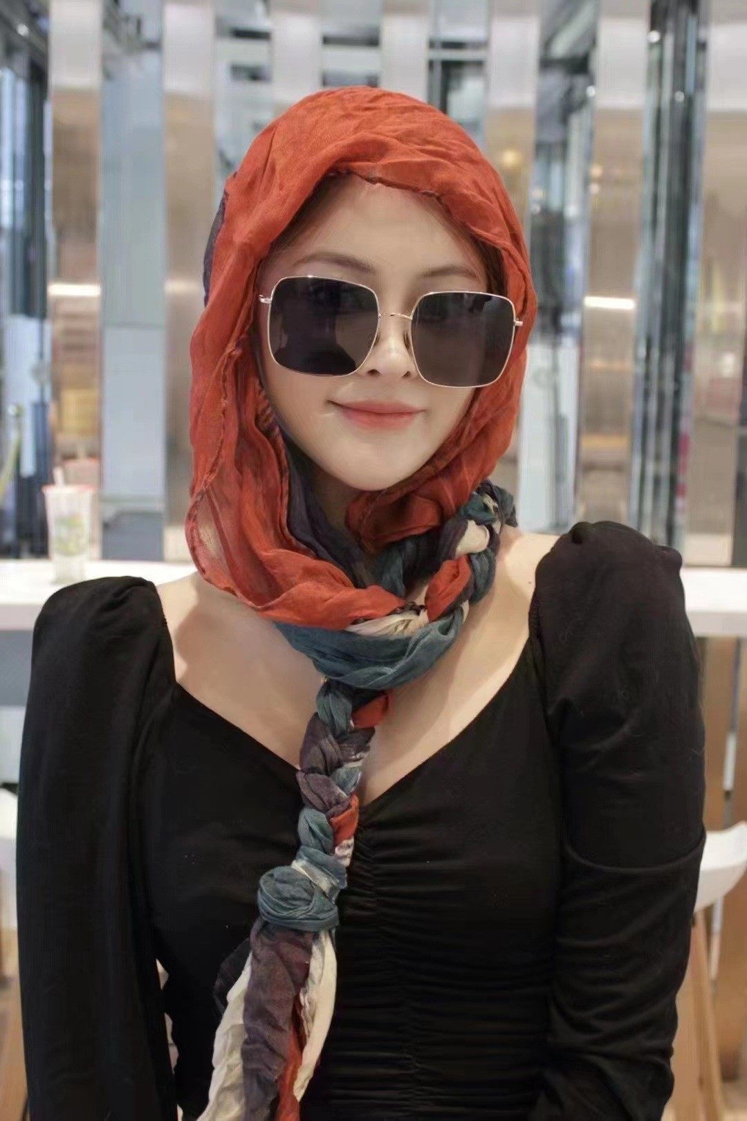 Vintage Ethnic Print Women Hea - Vintage Fashion Hats ulasan dan harga