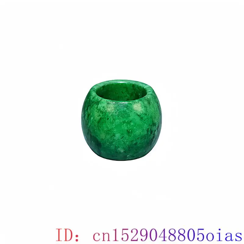 22mm Green Real Jade Rings for - Vintage Fashion Outfit ulasan dan harga