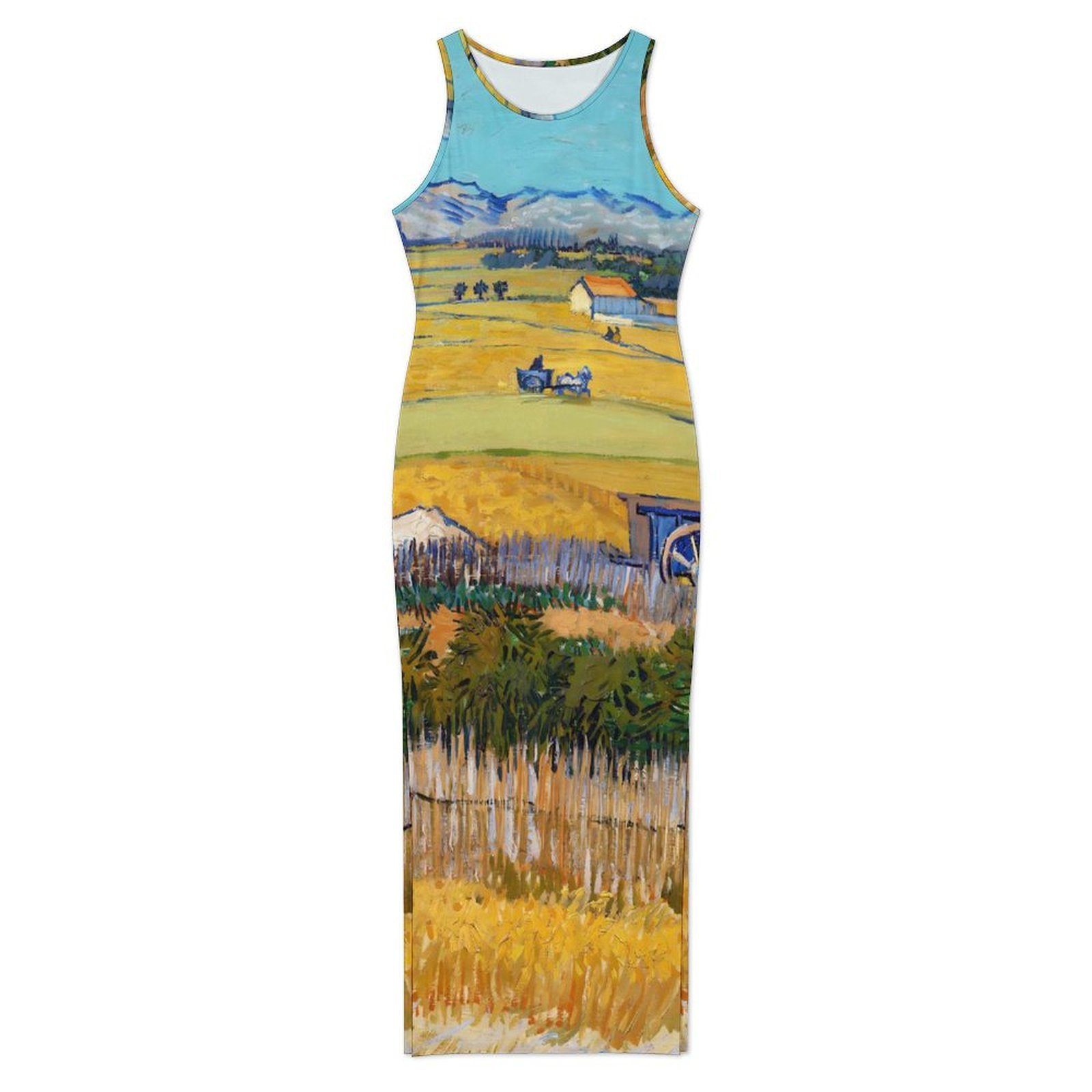 Van Gogh Bodycon Dress Summer  - Vintage Fashion La ulasan dan harga