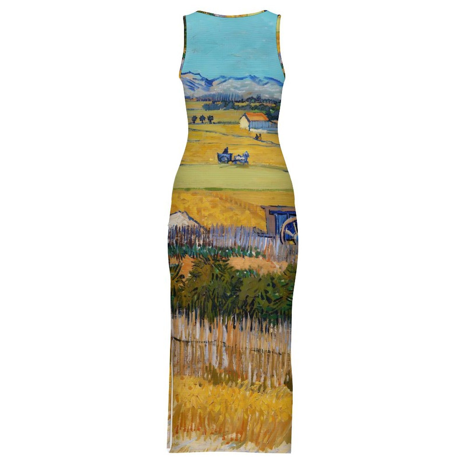 Van Gogh Bodycon Dress Summer  - Vintage Fashion La ulasan dan harga
