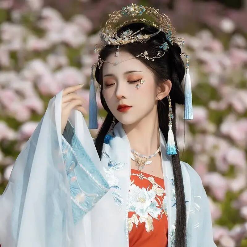 Chinese Hanfu Hair Crown Women - Vintage Fashion In Chinese ulasan dan harga
