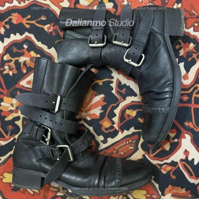 Fashion Men's Genuine Leather  - Vintage Style Women Fashion ulasan dan harga