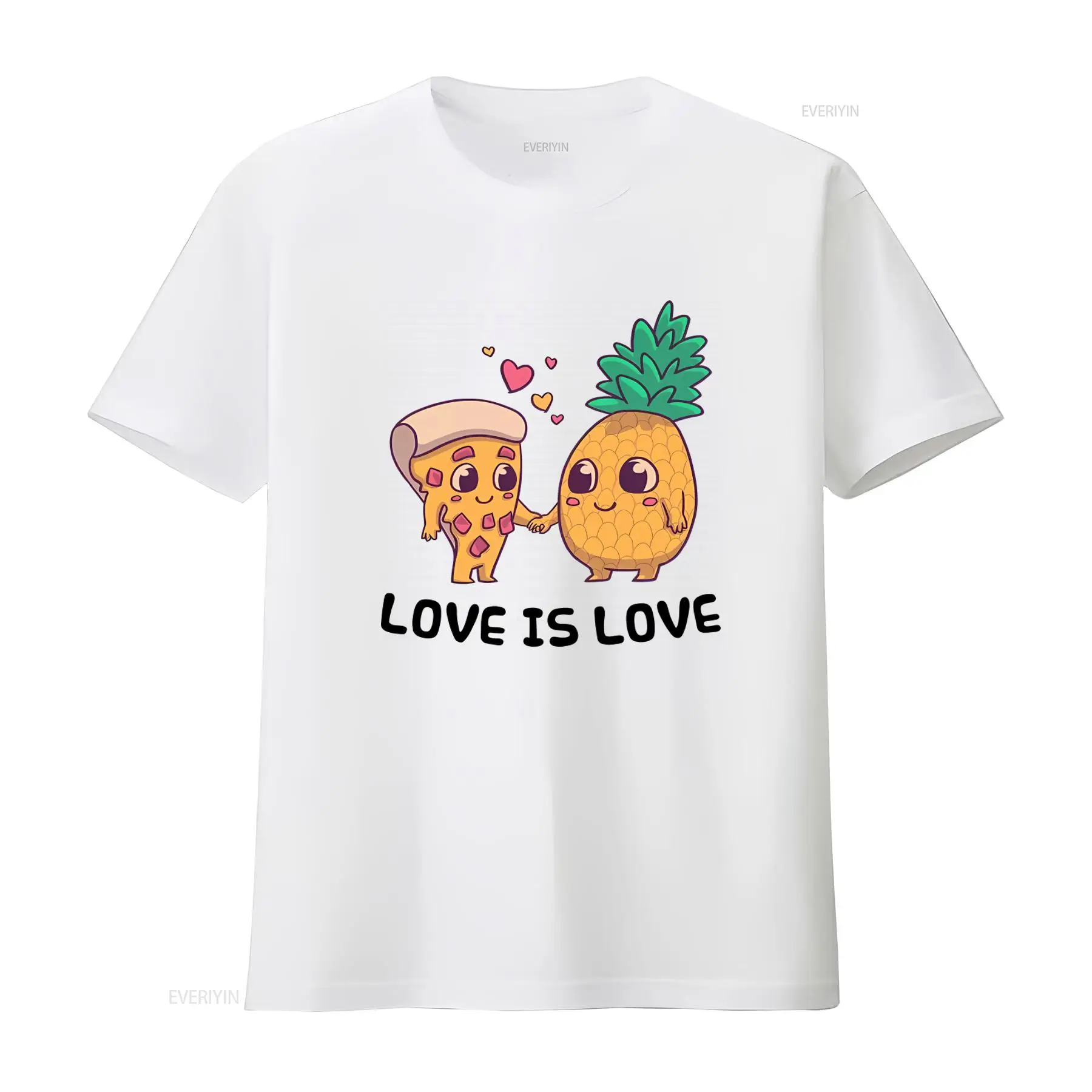 Cute Pineapple Pizza T Shirt F - Vintage Fashion Community ulasan dan harga