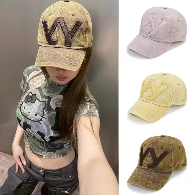 Small Washed Vintage Street Da - Vintage Fashion Hats ulasan dan harga