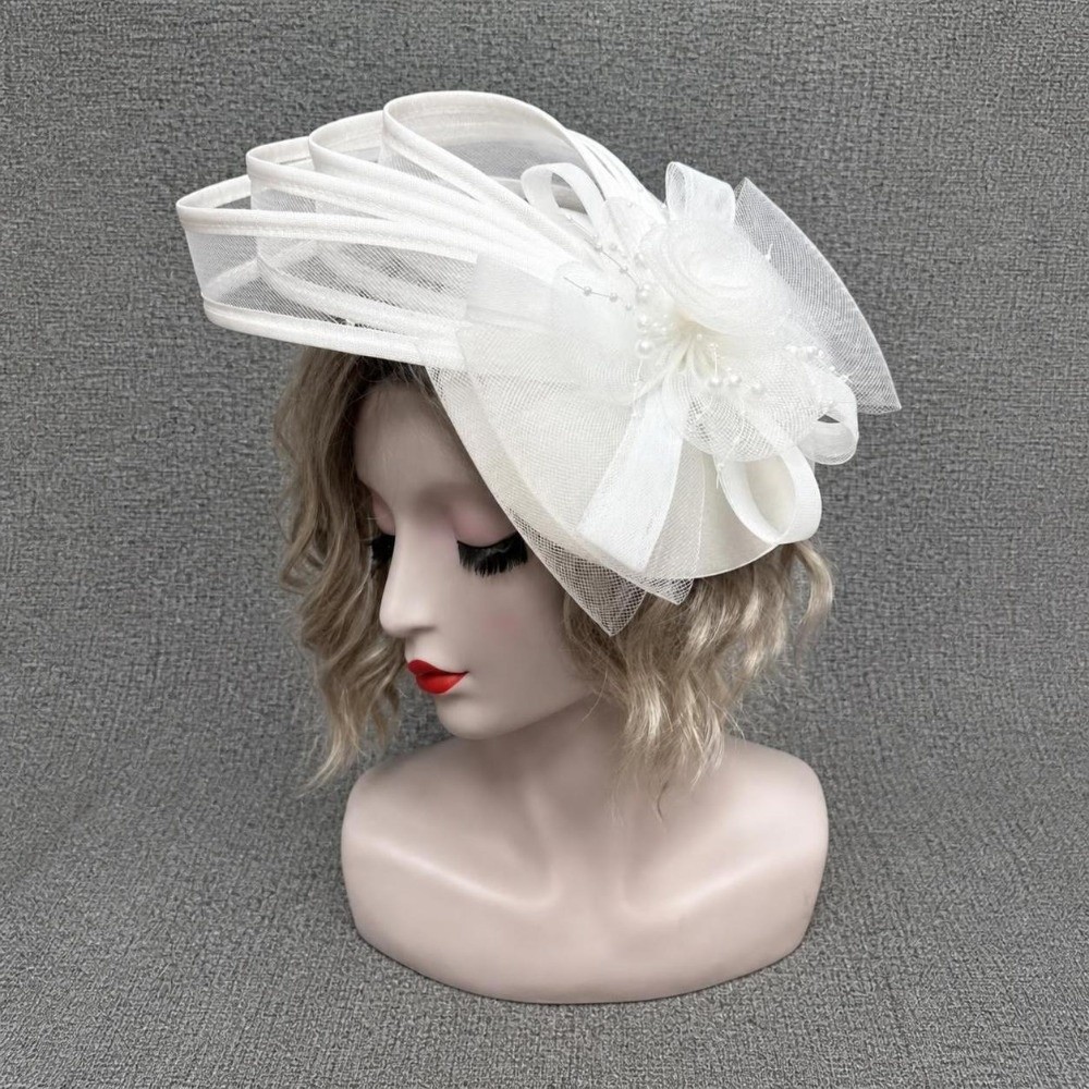Durable Sinamay Women Fascinat - Vintage Fashion Hats ulasan dan harga