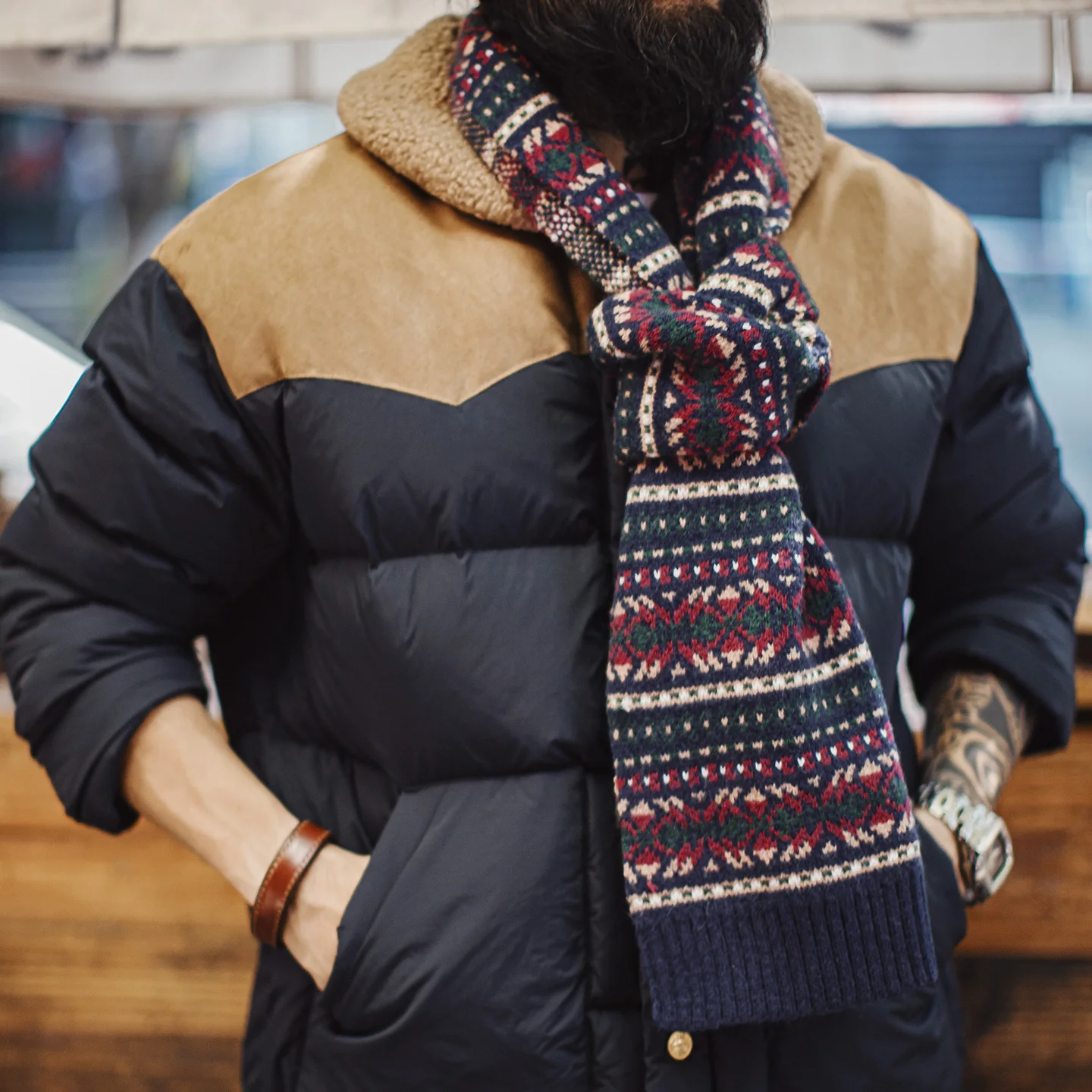Maden Unisex Vintage Fair Isle - Vintage Fashion Hats ulasan dan harga