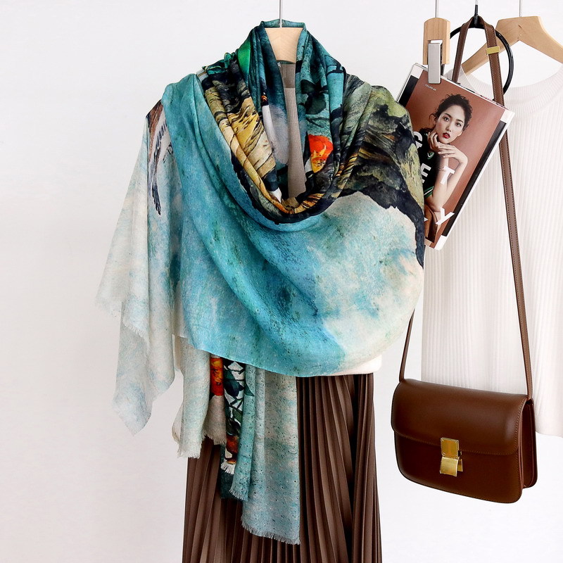 Winsleter-Women 100%Wool Elega - Vintage Fashion In Chinese ulasan dan harga