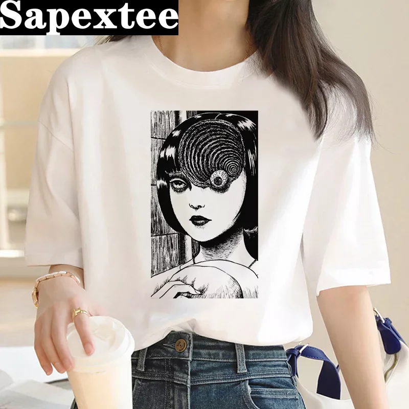 junji ito t-shirt women haraju - Tie Dye Shirt Vintage ulasan dan harga