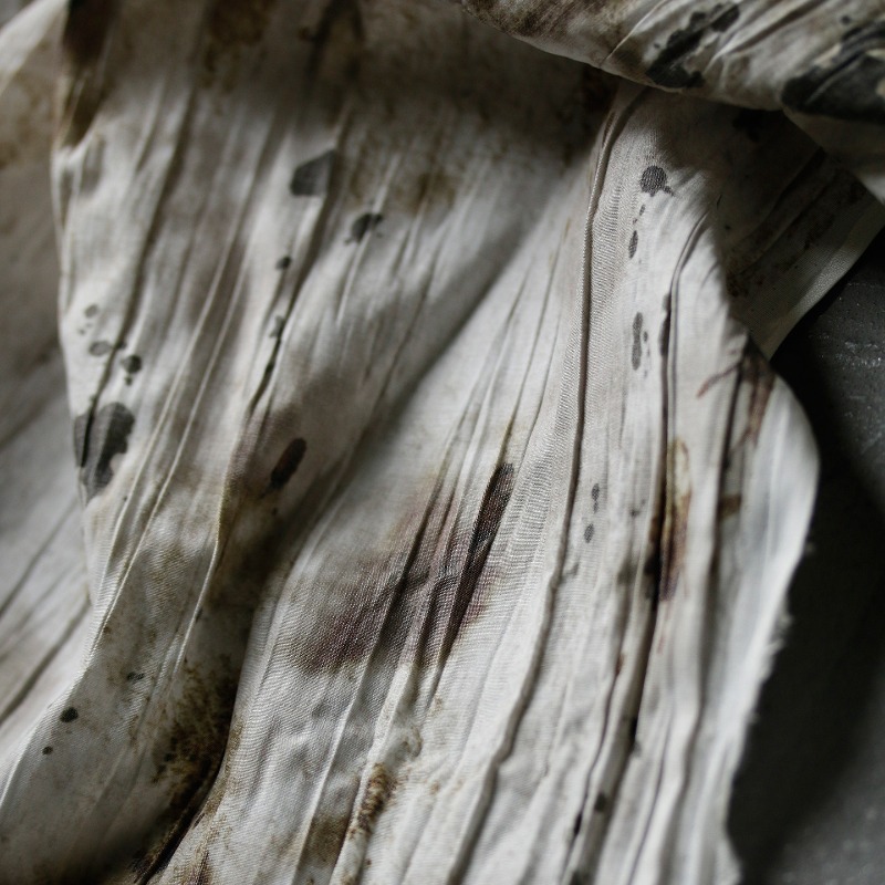 Distressed Textured Cotton Fab - Tie Dye Shirt Vintage ulasan dan harga