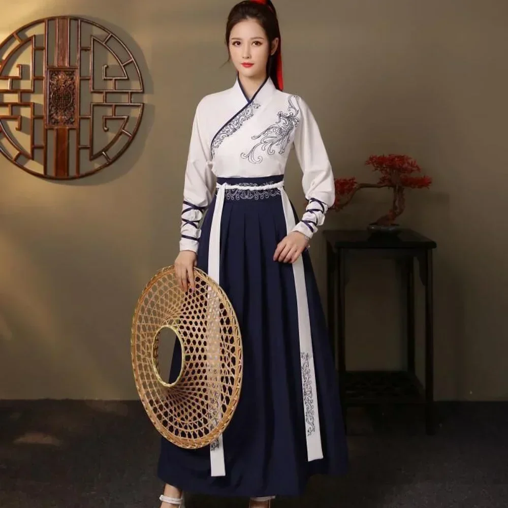 Modern Hanfu Women Top Skirt 2 - Vintage Style Women Fashion ulasan dan harga