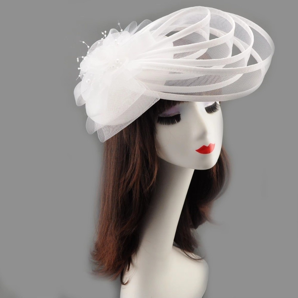 New Sinamay Women Fascinator H - Vintage Fashion Hats ulasan dan harga