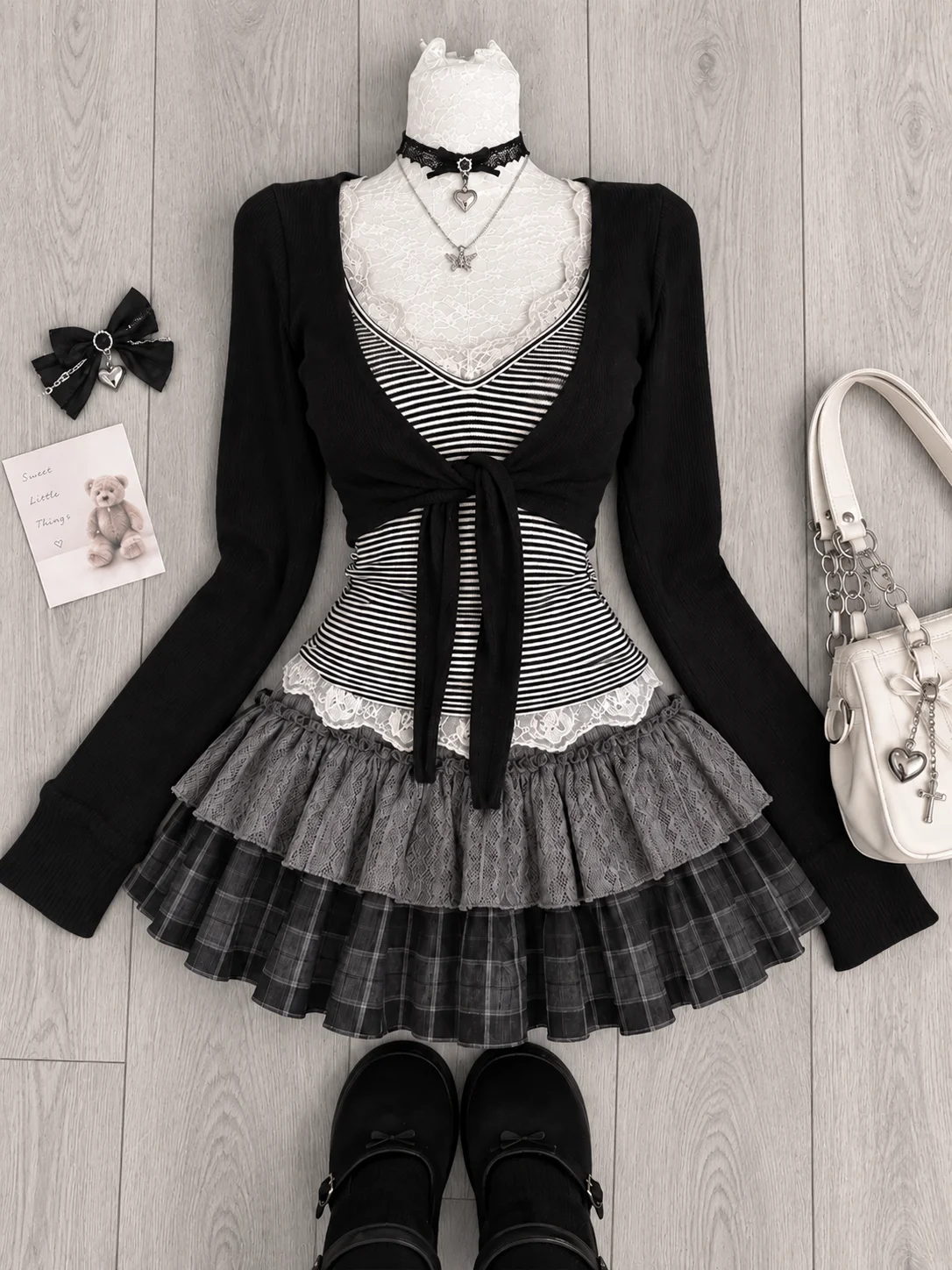 Y2K American Vintage Women Two - Vintage Fashion Outfit ulasan dan harga