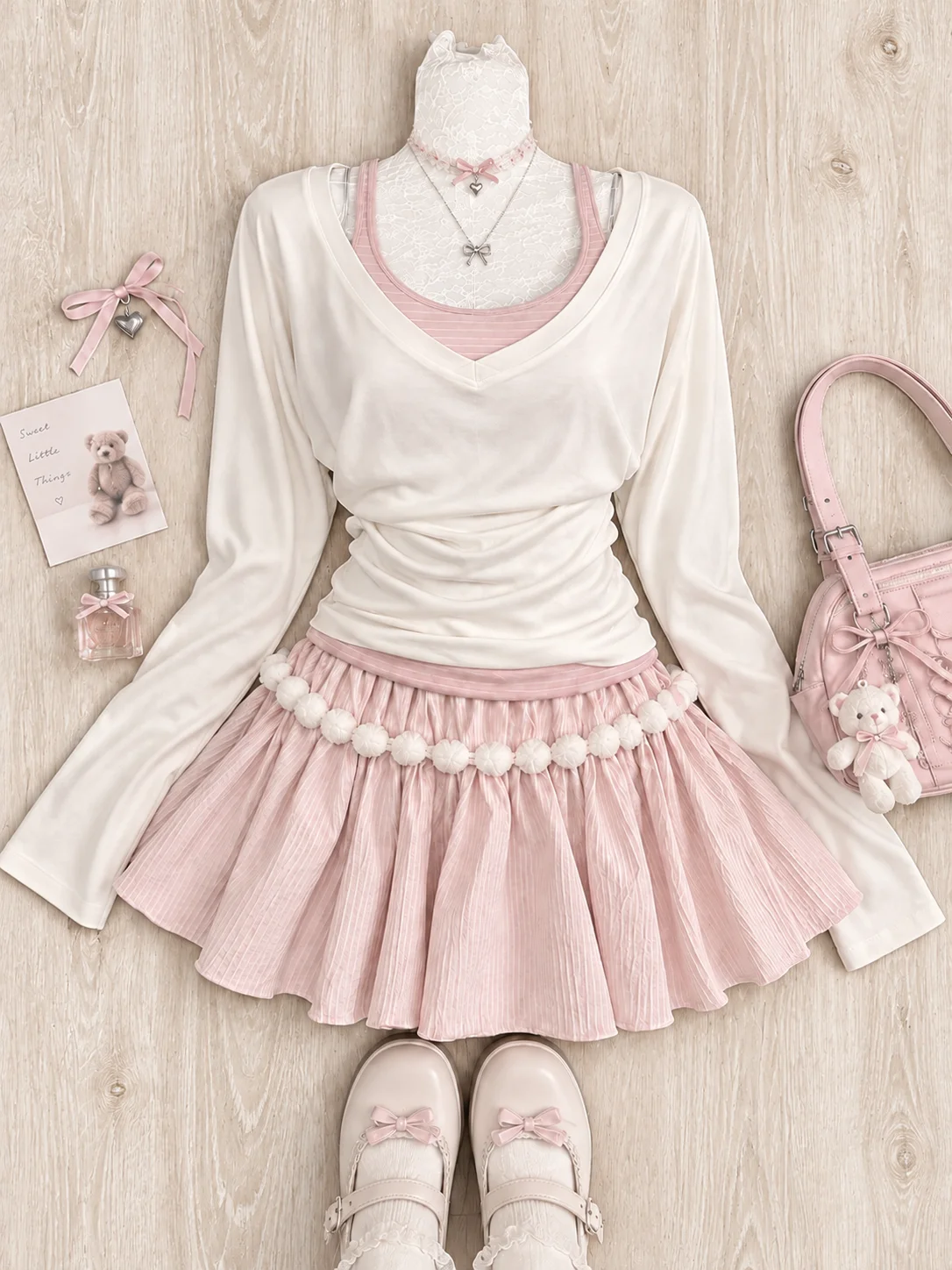 Y2K American Vintage Women Two - Vintage Fashion Outfit ulasan dan harga