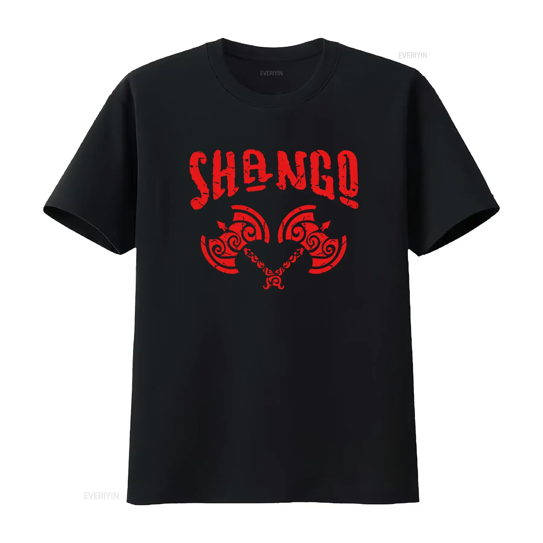 Shango T shirt Xango Orishas C - Vintage Yoruba Fashion ulasan dan harga
