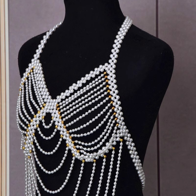 Women's Spring Summer Pearl Kn - Vintage Fashion In Chinese ulasan dan harga