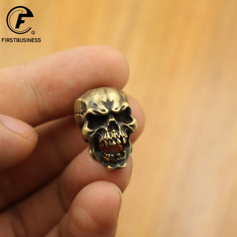 Brass Skull Statue Fashionable - Vintage Fashion Tv ulasan dan harga