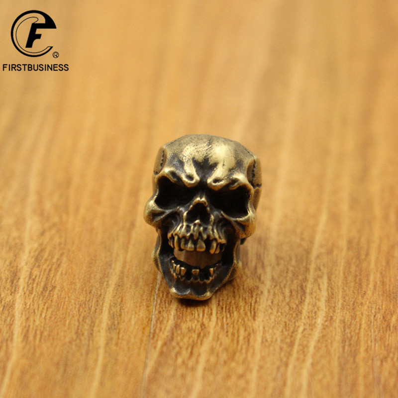 Brass Skull Statue Fashionable - Vintage Fashion Tv ulasan dan harga