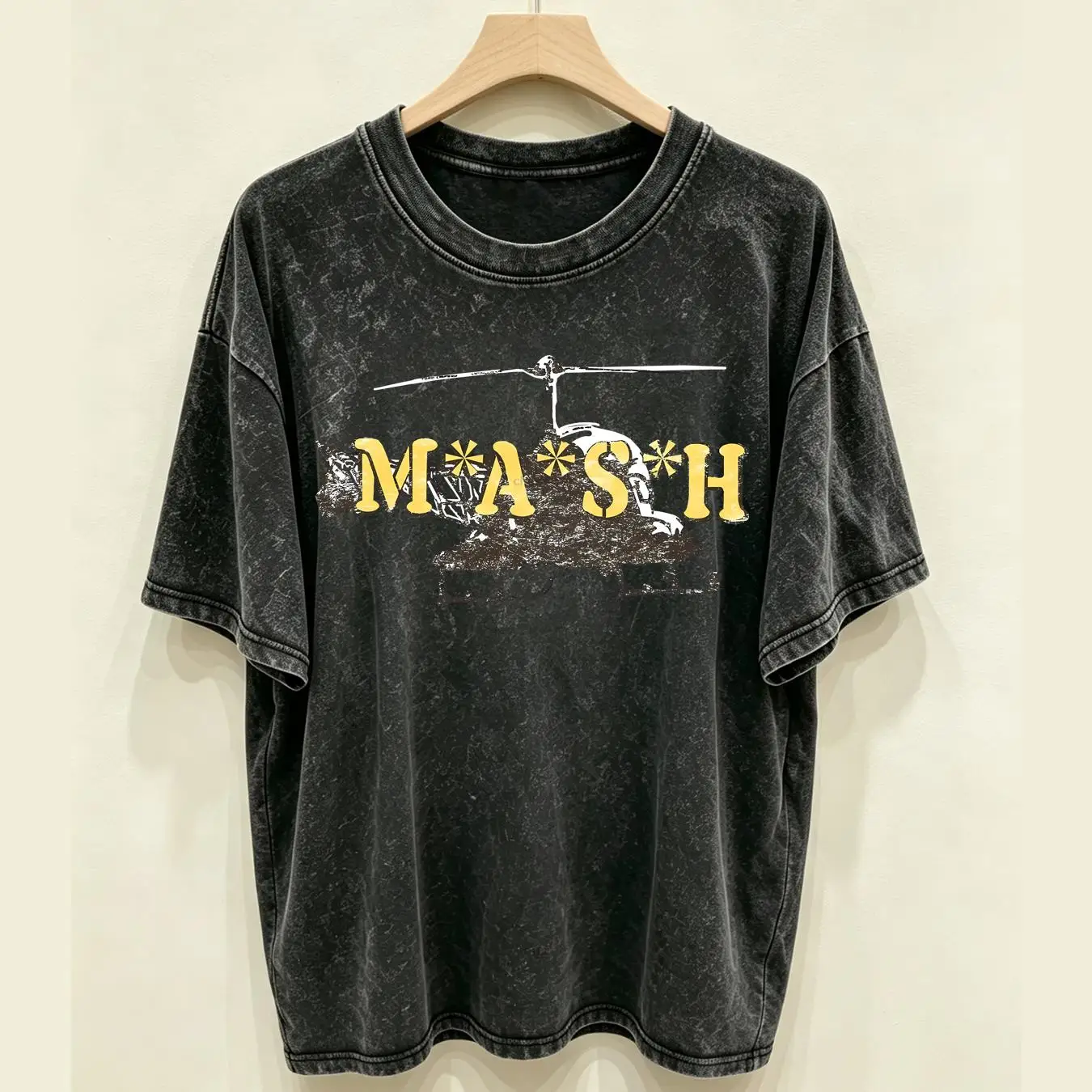 washed T Shirt Mash Chopper Me - Vintage Fashion Tv ulasan dan harga