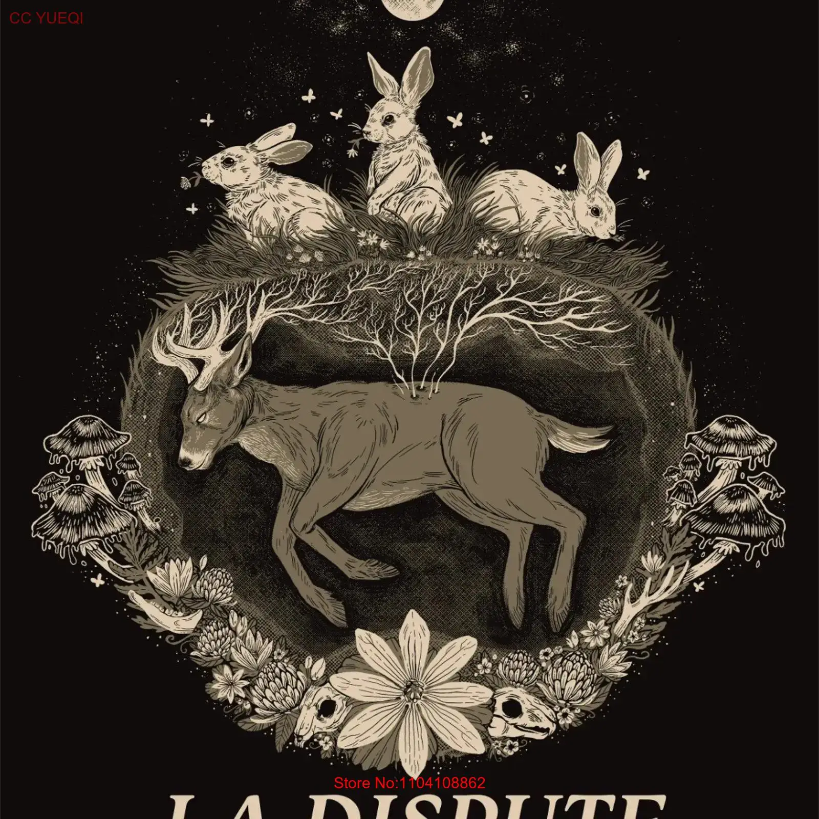 La Dispute Black T Shirt Cotto - Vintage Fashion La ulasan dan harga