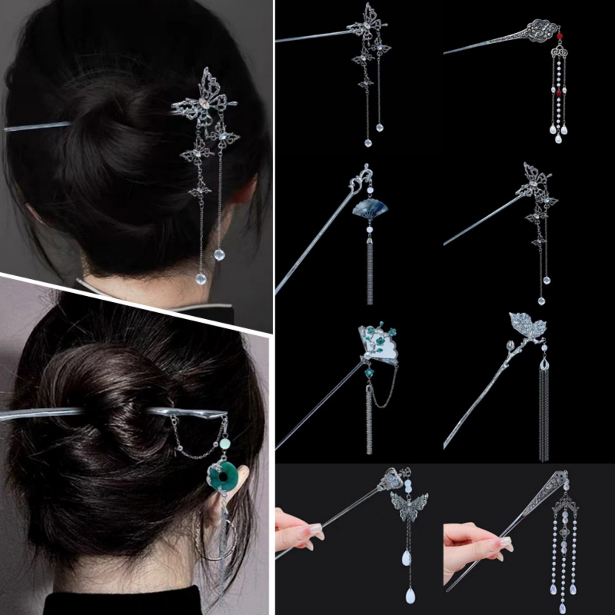 18cm Chinese Style Hairpin Ele - Vintage Fashion In Chinese ulasan dan harga
