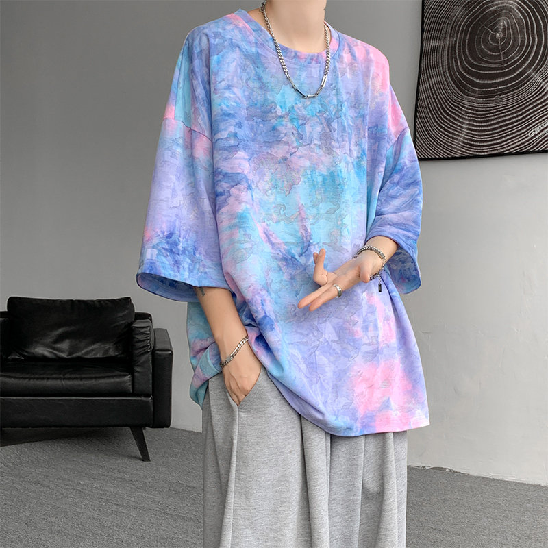 Y2k Tie-Dye T-shirt For Men Ko - Tie Dye Shirt Vintage ulasan dan harga