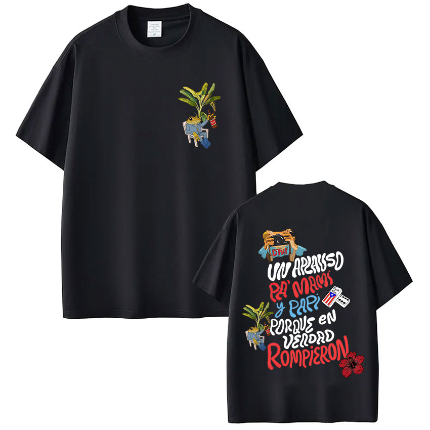 Rapper Bad Bunny T-shirt Debi  - Vintage Fashion World ulasan dan harga