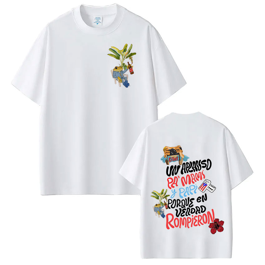 Rapper Bad Bunny T-shirt Debi  - Vintage Fashion World ulasan dan harga