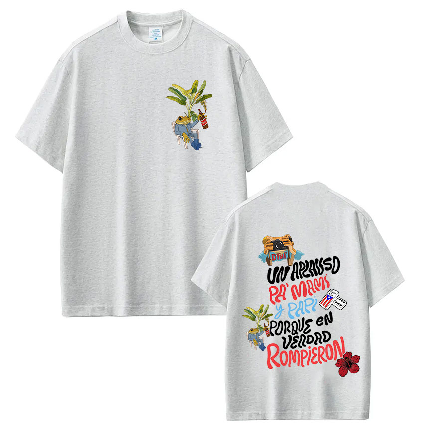 Rapper Bad Bunny T-shirt Debi  - Vintage Fashion World ulasan dan harga