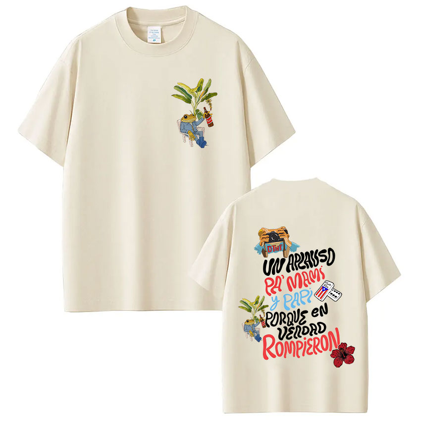 Rapper Bad Bunny T-shirt Debi  - Vintage Fashion World ulasan dan harga